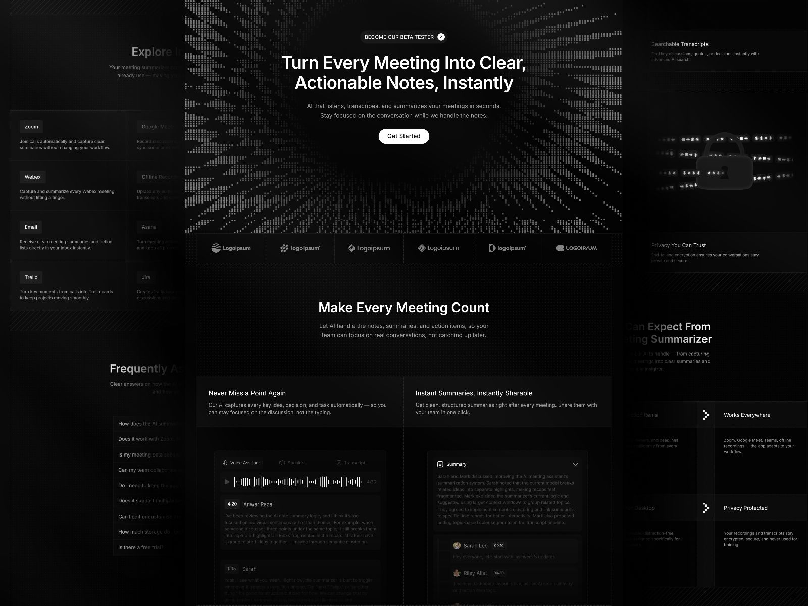 Synk — SaaS Website Template screenshot 4