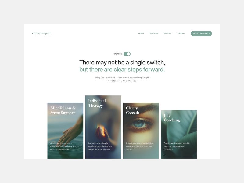 ClearPath — Danışmanlık Firması Web Sitesi Şablonu - Hover