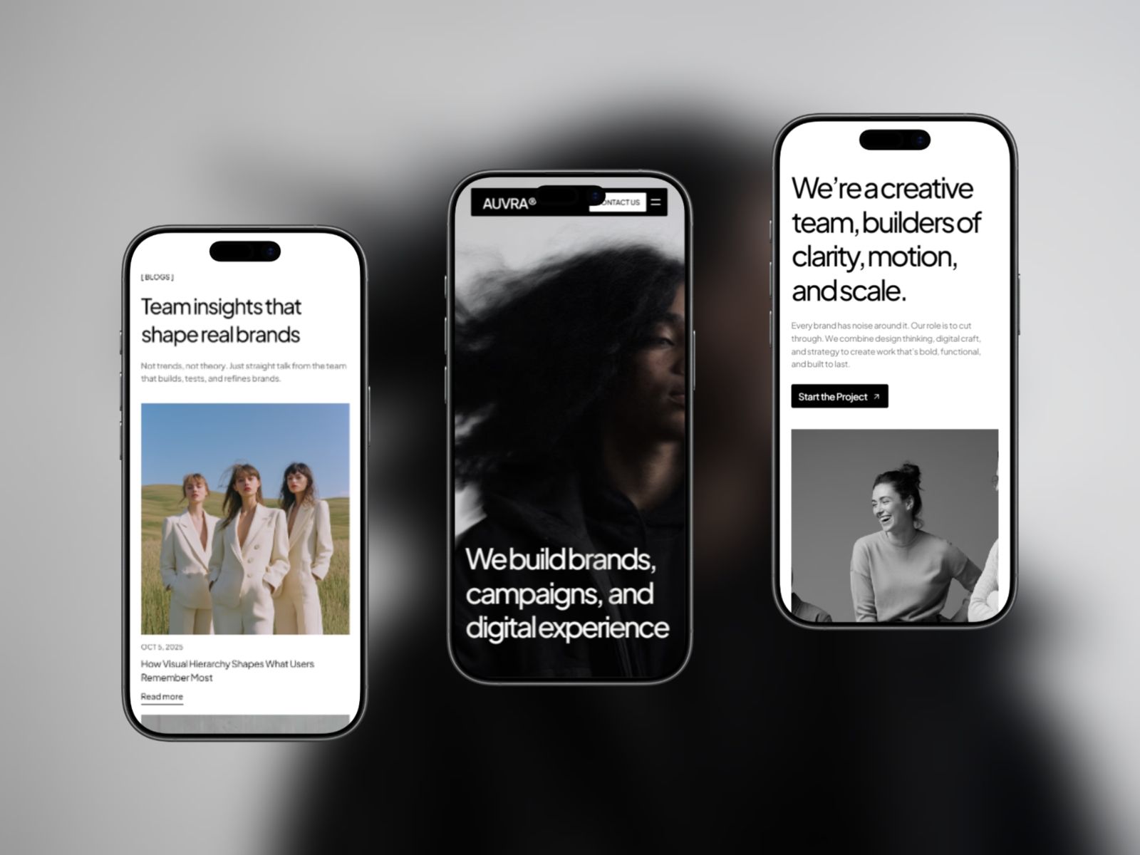 Auvra® — Creative Website Template screenshot 4