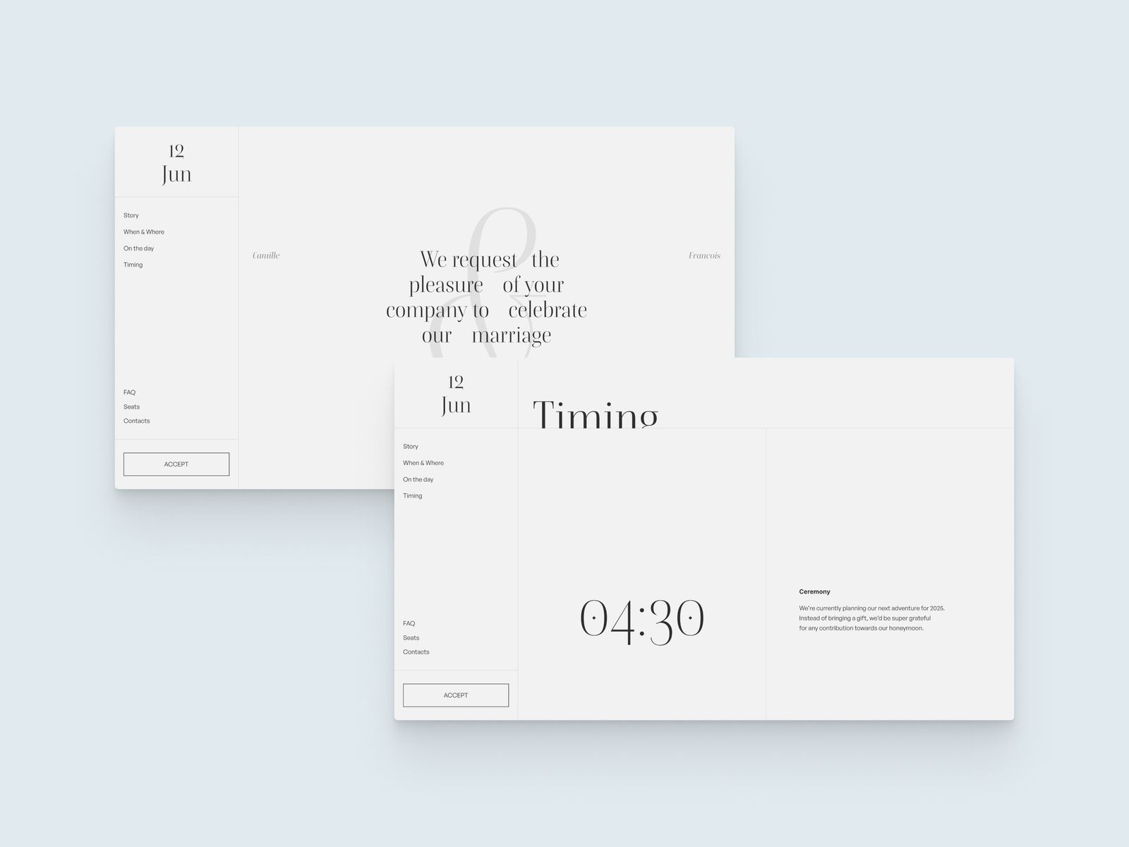 Rocio — Community Event Website Template screenshot 3