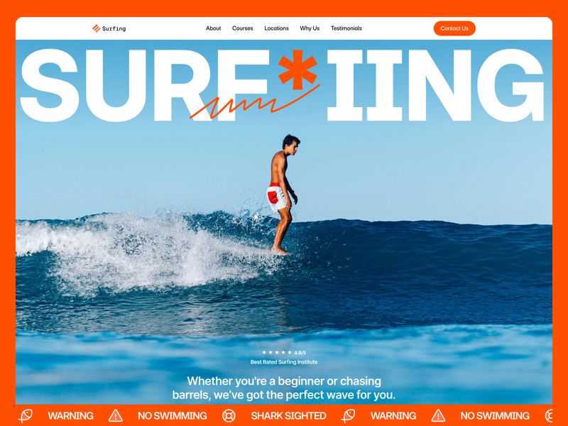 Surfing — Topluluk Web Sitesi Şablonu