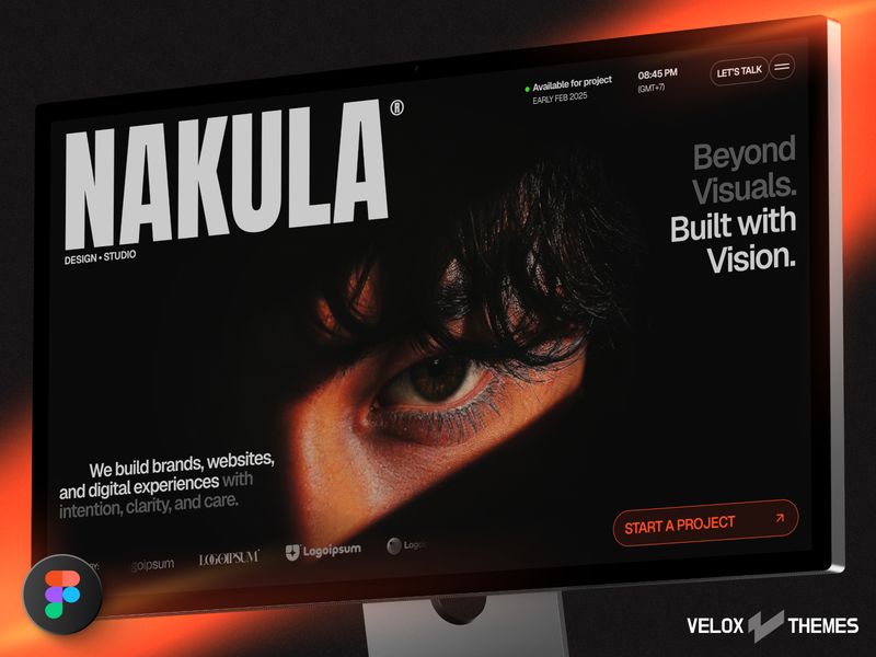 Nakula — Yaratıcı Portföy Web Sitesi Şablonu