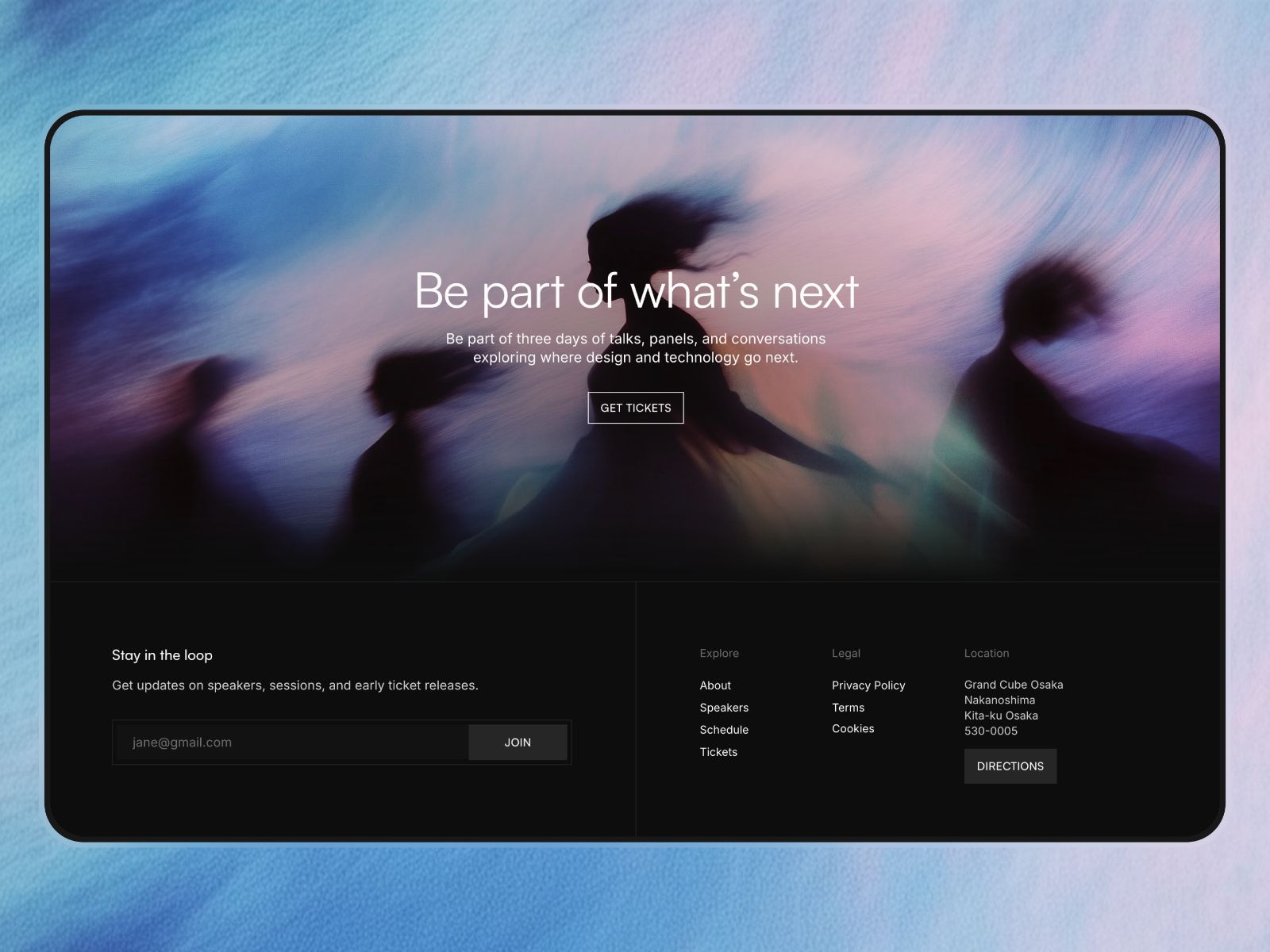 Forward — Community Website Template screenshot 3