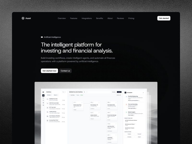 Asset — Finans Web Sitesi Şablonu