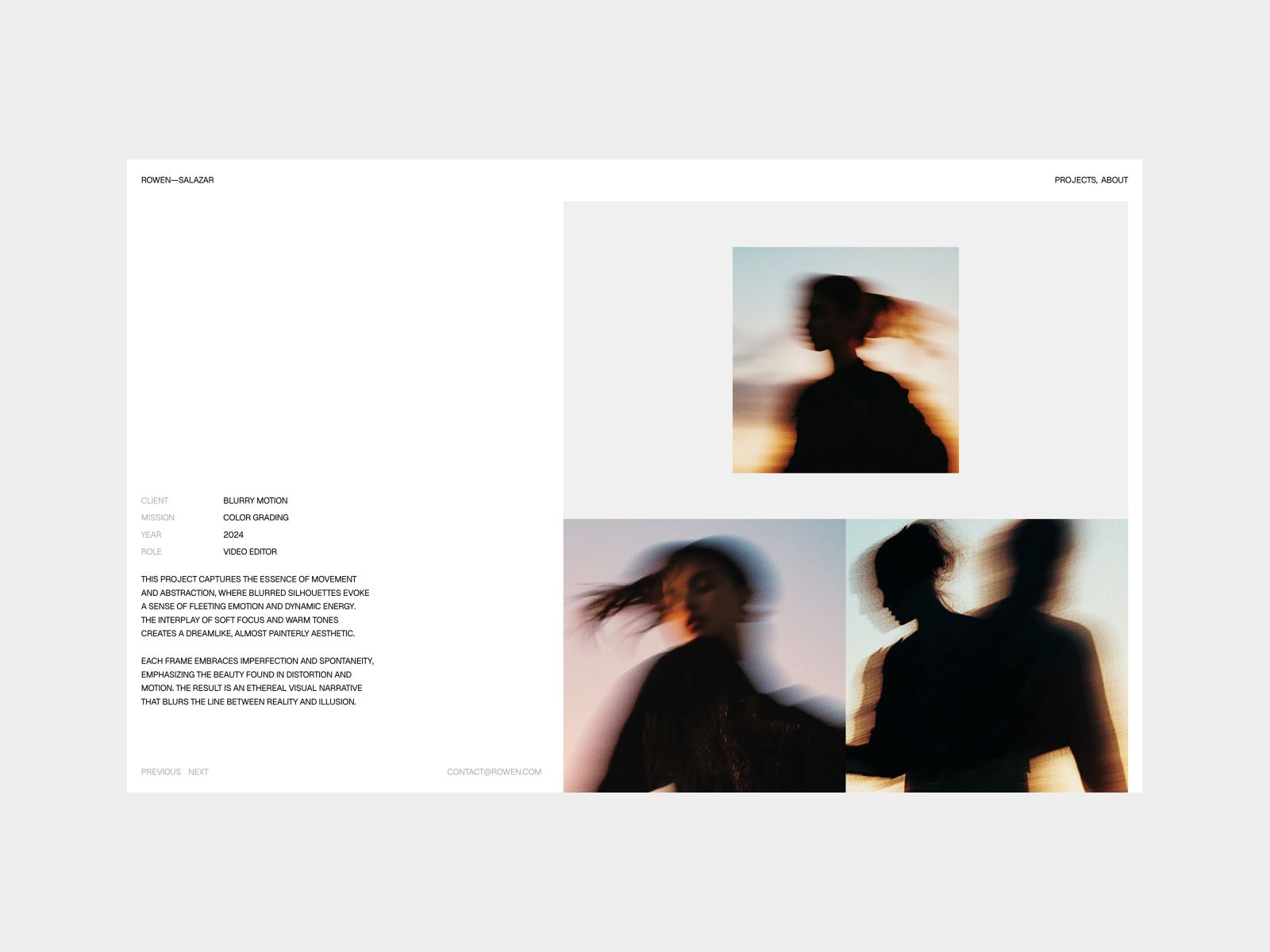 Rowen — Creative Portfolio Website Template screenshot 3