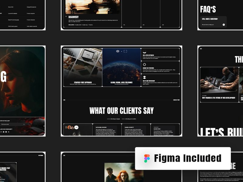 BOLD Studio — Yaratıcı Web Sitesi Şablonu - Hover