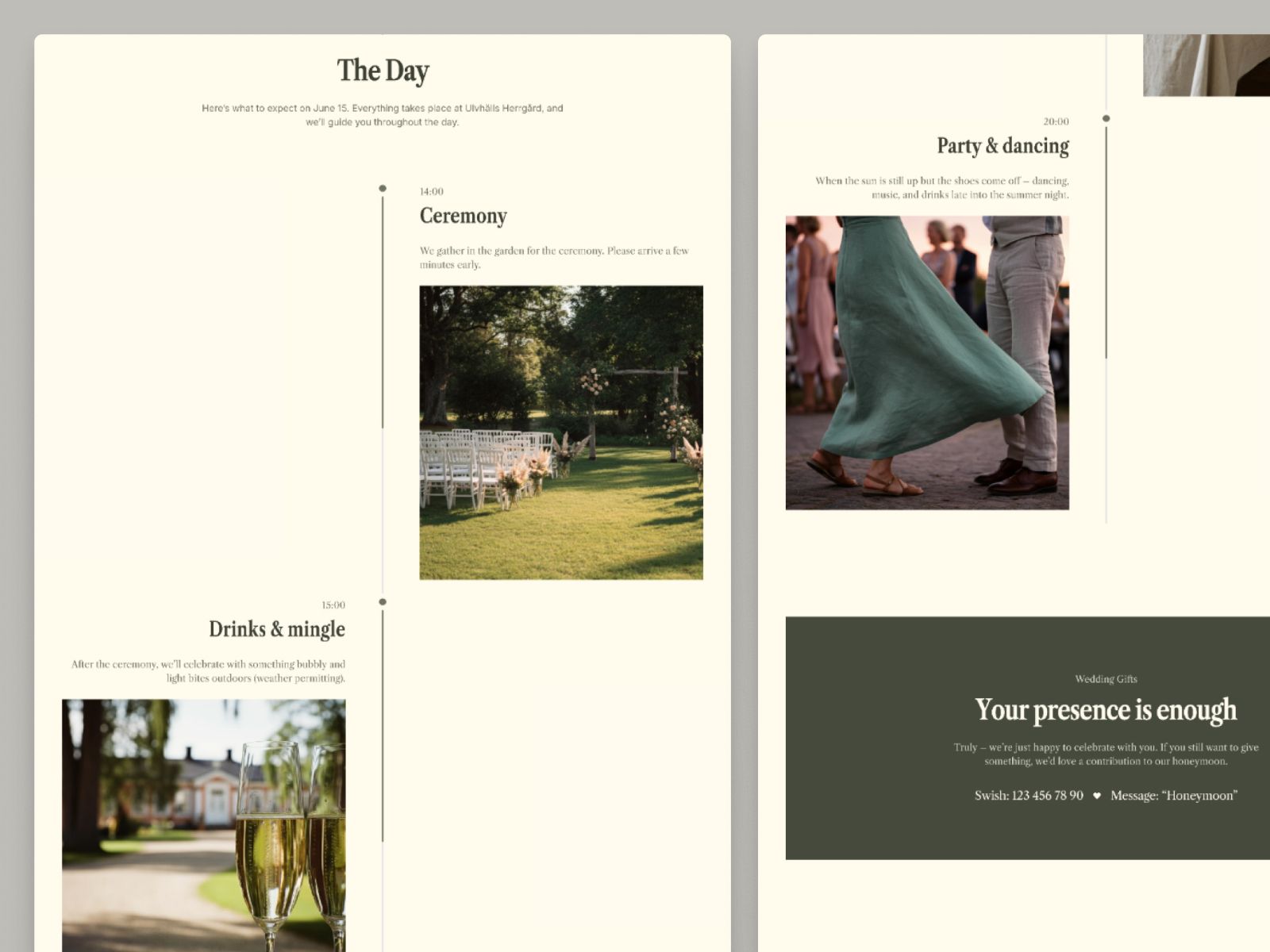 Darling — Wedding Website Template screenshot 4