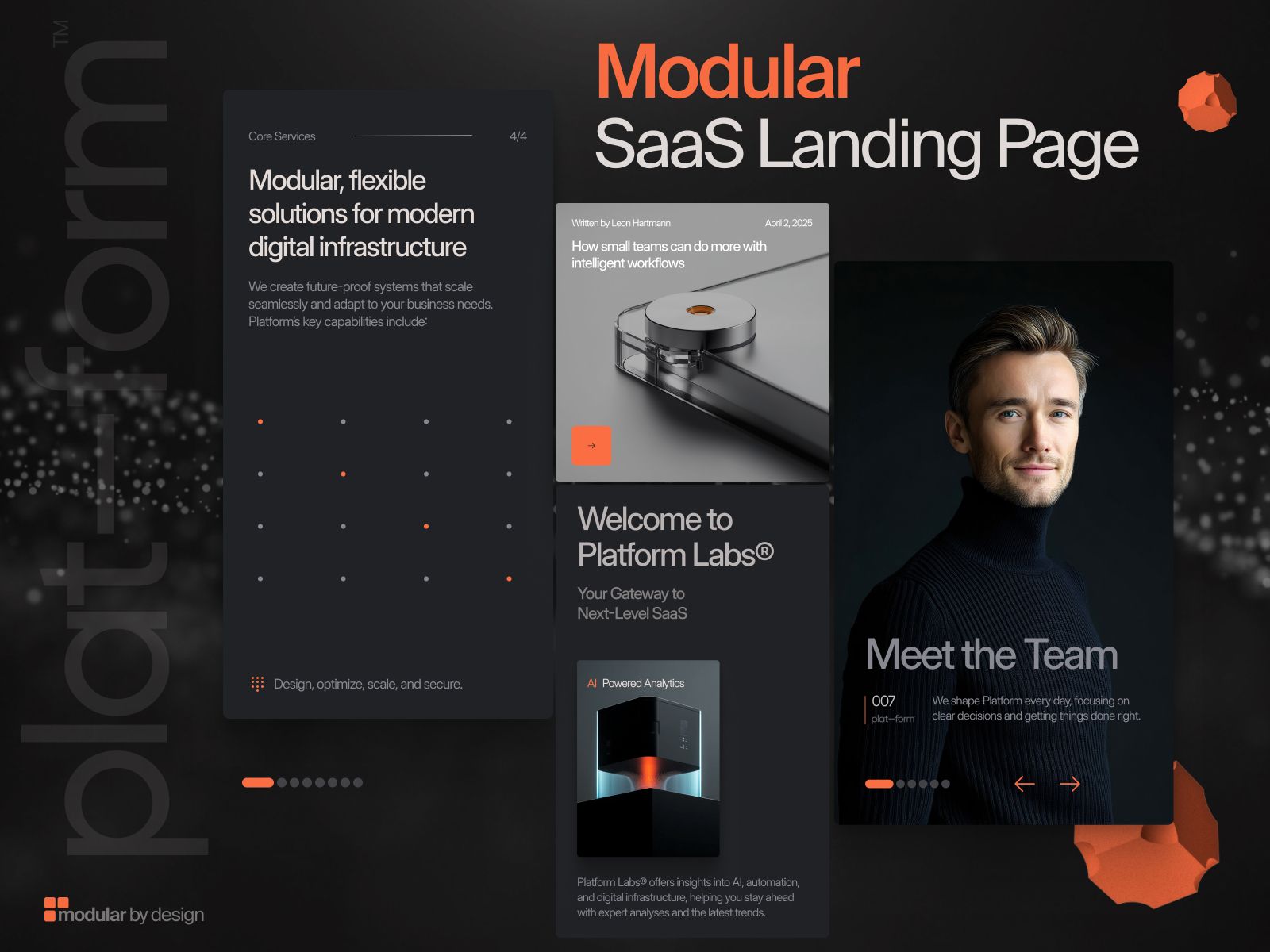 Platform — SaaS Website Template screenshot 3