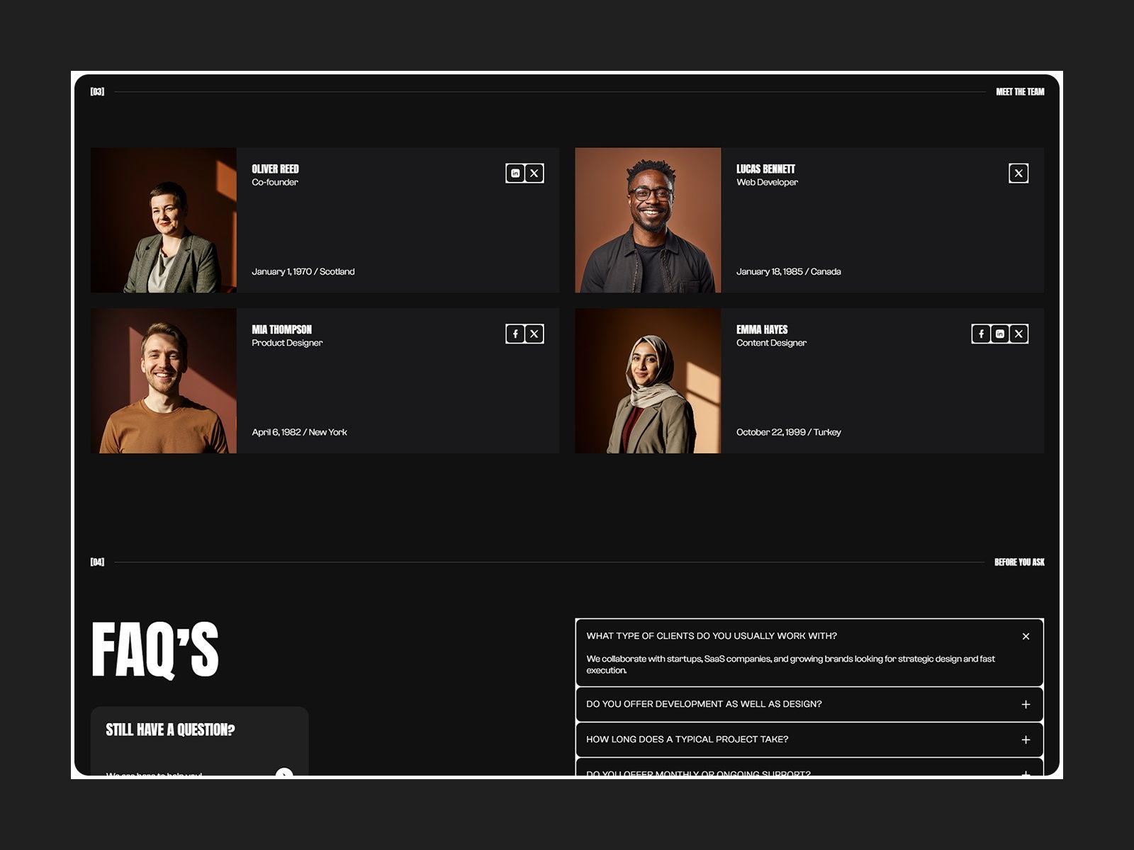 BOLD Studio — Creative Website Template screenshot 4