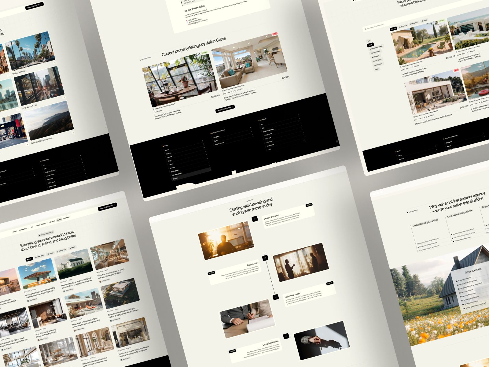 Realist — Real Estate Website Template screenshot 3