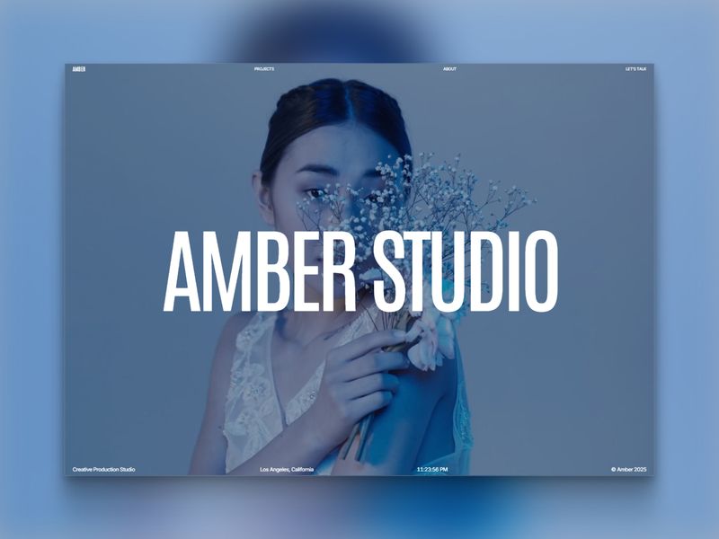 Amber — Portföy Web Sitesi Şablonu