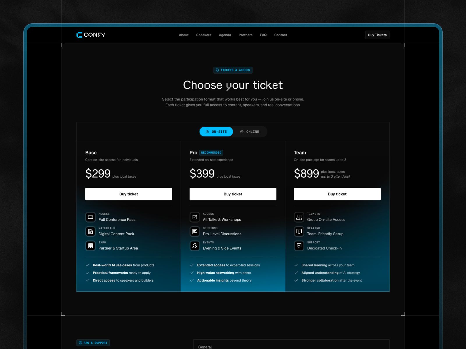 Confy — Community Website Template screenshot 4