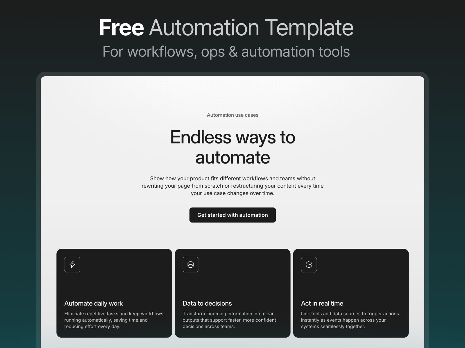 Automateo — Business Website Template screenshot 4