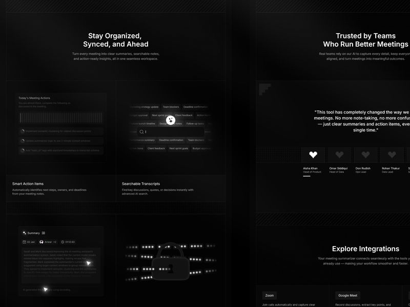 Synk — SaaS Web Sitesi Şablonu - Hover