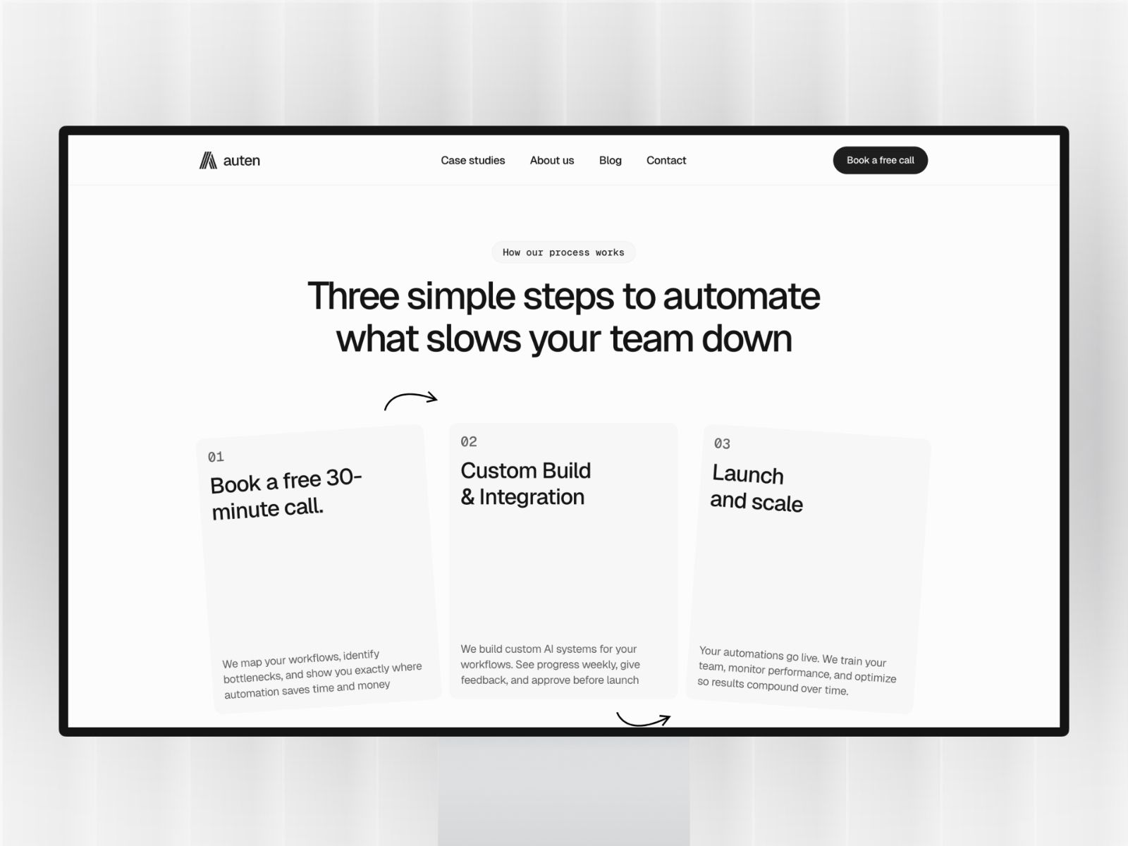 Auten — Business Website Template screenshot 3