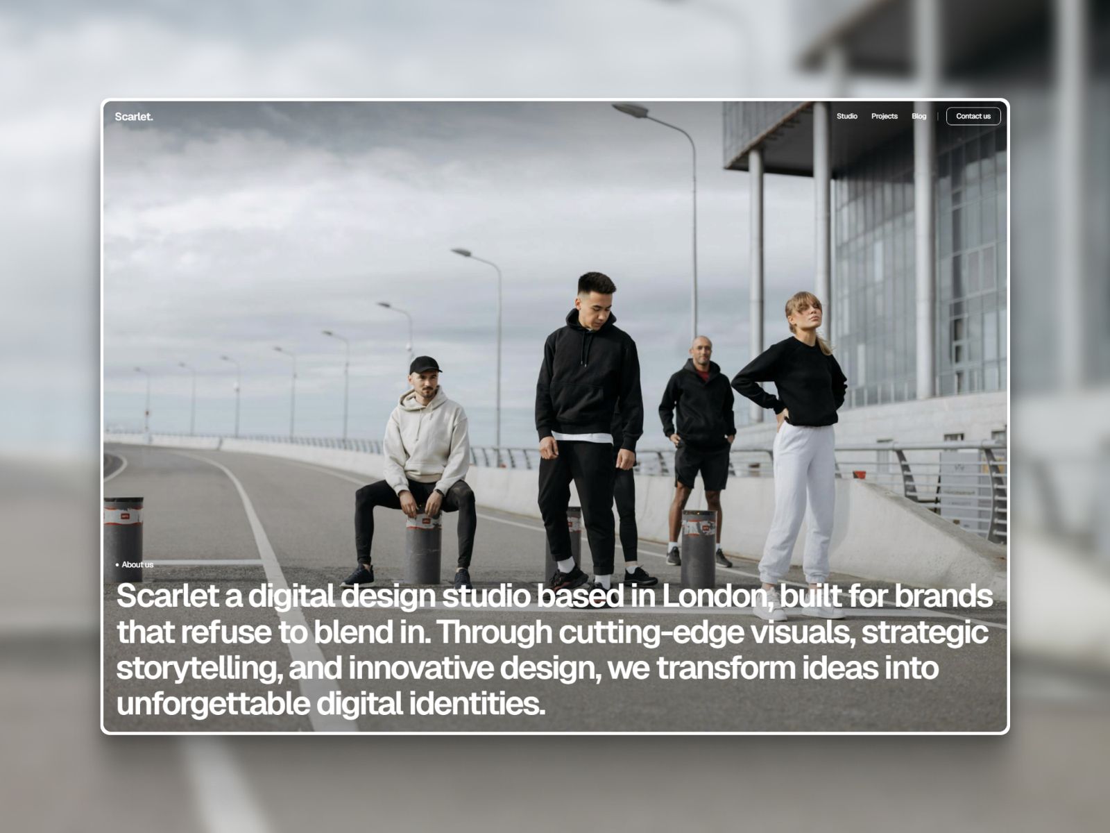 Scarlet — Creative Website Template screenshot 3