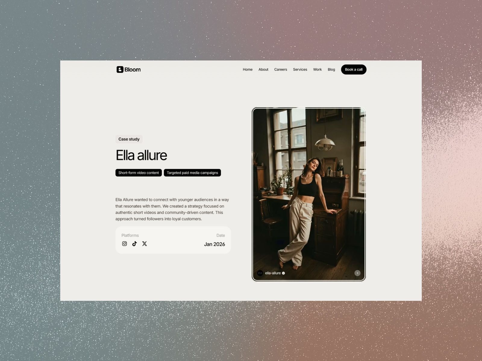 Blooms — Community Website Template screenshot 4