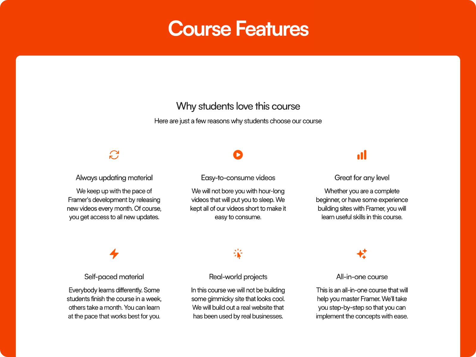 CoursePro — Online Course Website Template screenshot 4