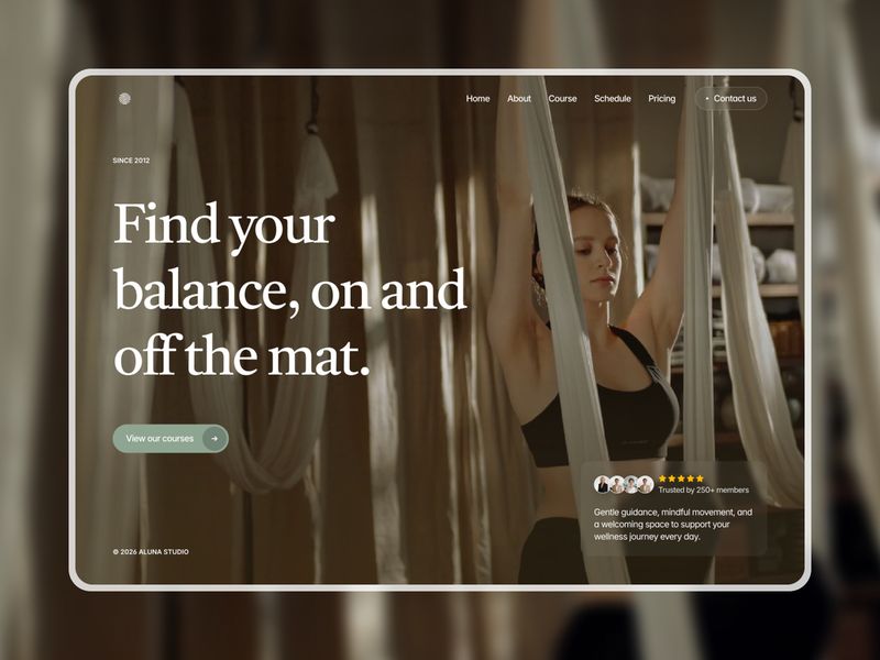 Aluna — Topluluk Web Sitesi Şablonu