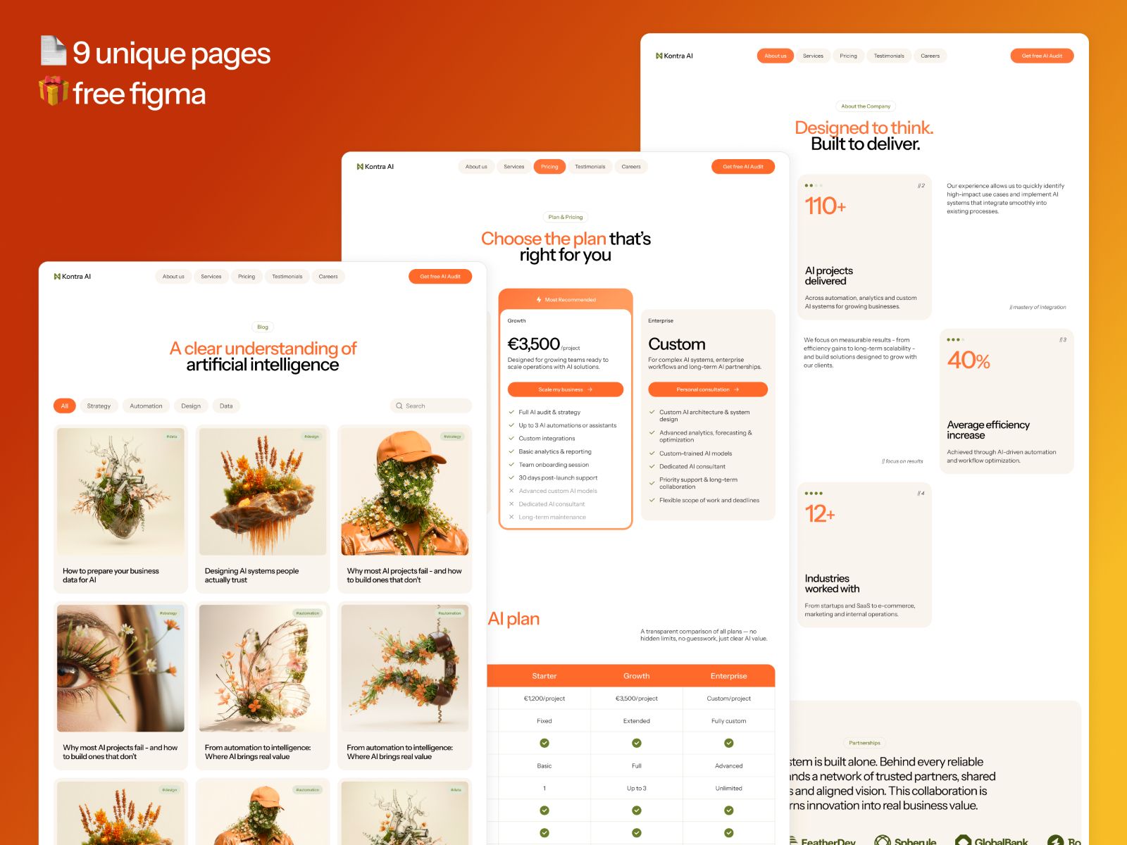 Kontra — Business Website Template screenshot 4