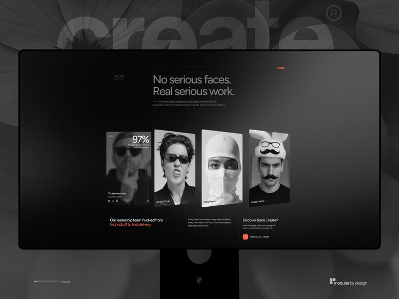 Create — Yaratıcı Web Sitesi Şablonu - Hover