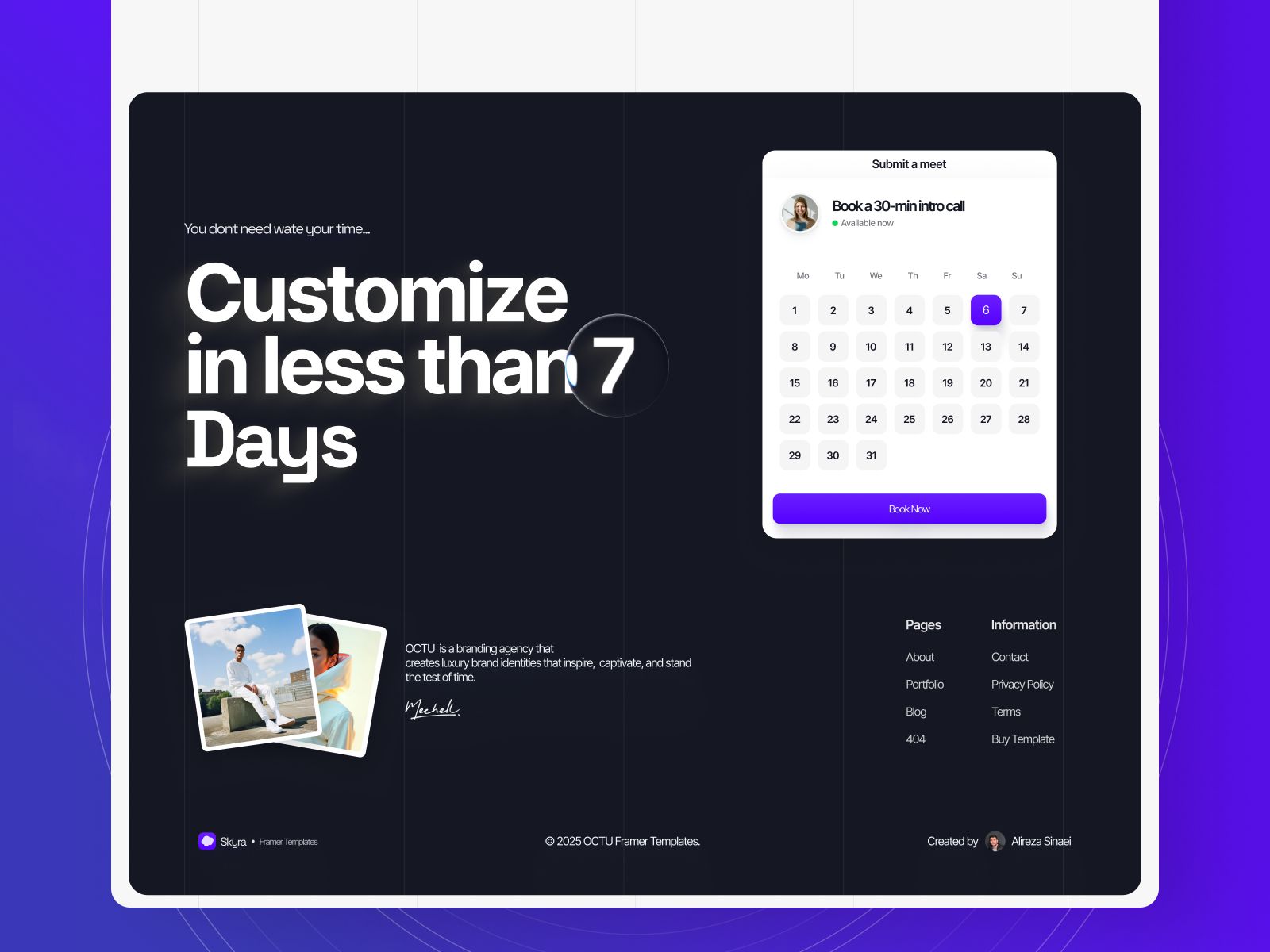 Skyris — Business Website Template screenshot 3
