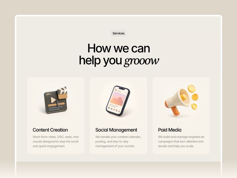 Viral — Yaratıcı Web Sitesi Şablonu - Hover