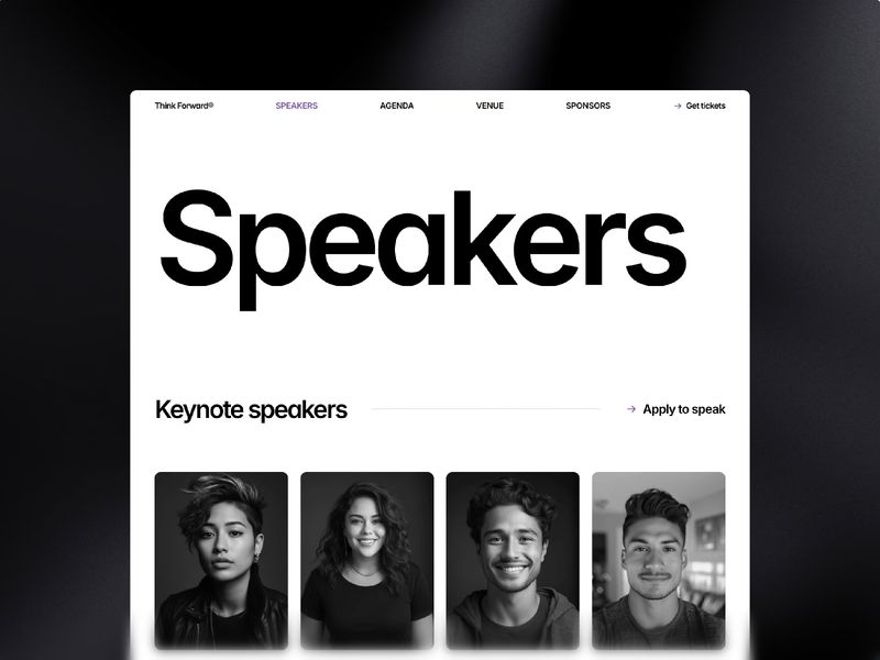 ThinkForward — İşletme Web Sitesi Şablonu - Hover