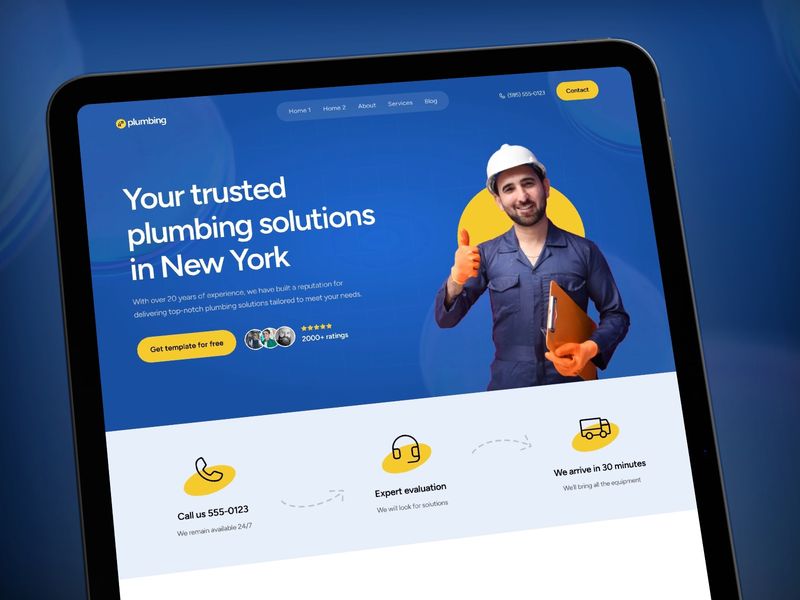Tesisatçı — İşletme Web Sitesi Şablonu