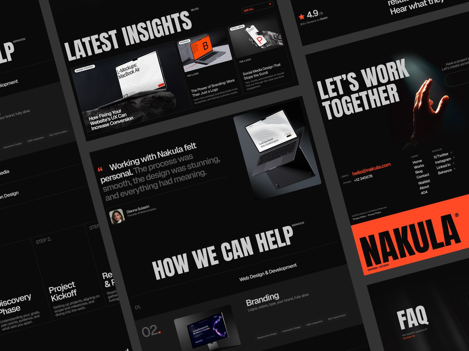 Nakula — Creative Portfolio Website Template screenshot 3