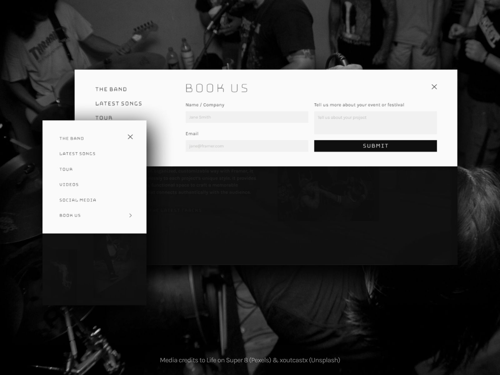 Sonorx — Creative Website Template screenshot 3