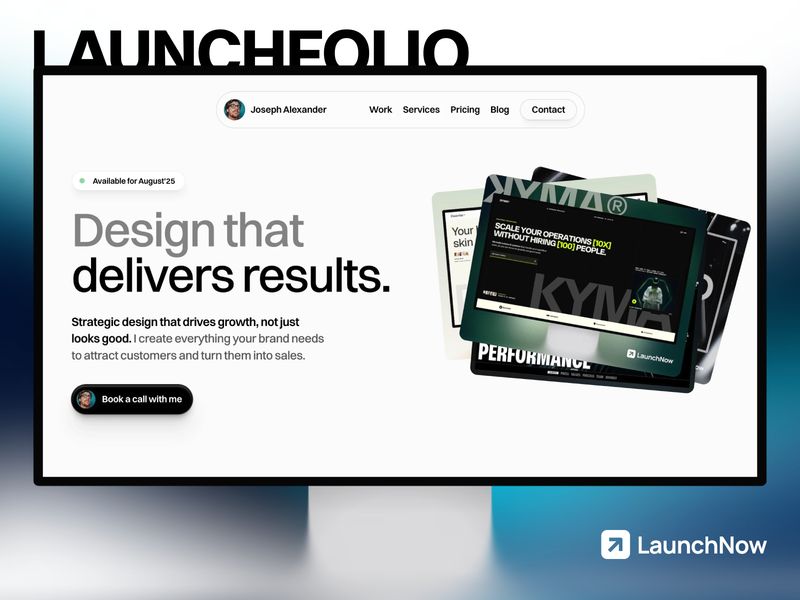 LaunchFolio — İşletme Web Sitesi Şablonu