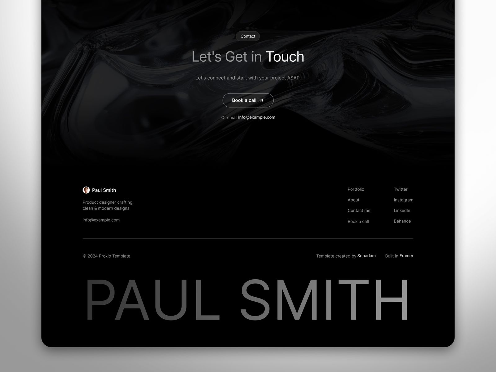 Proxio — Creative Website Template screenshot 4