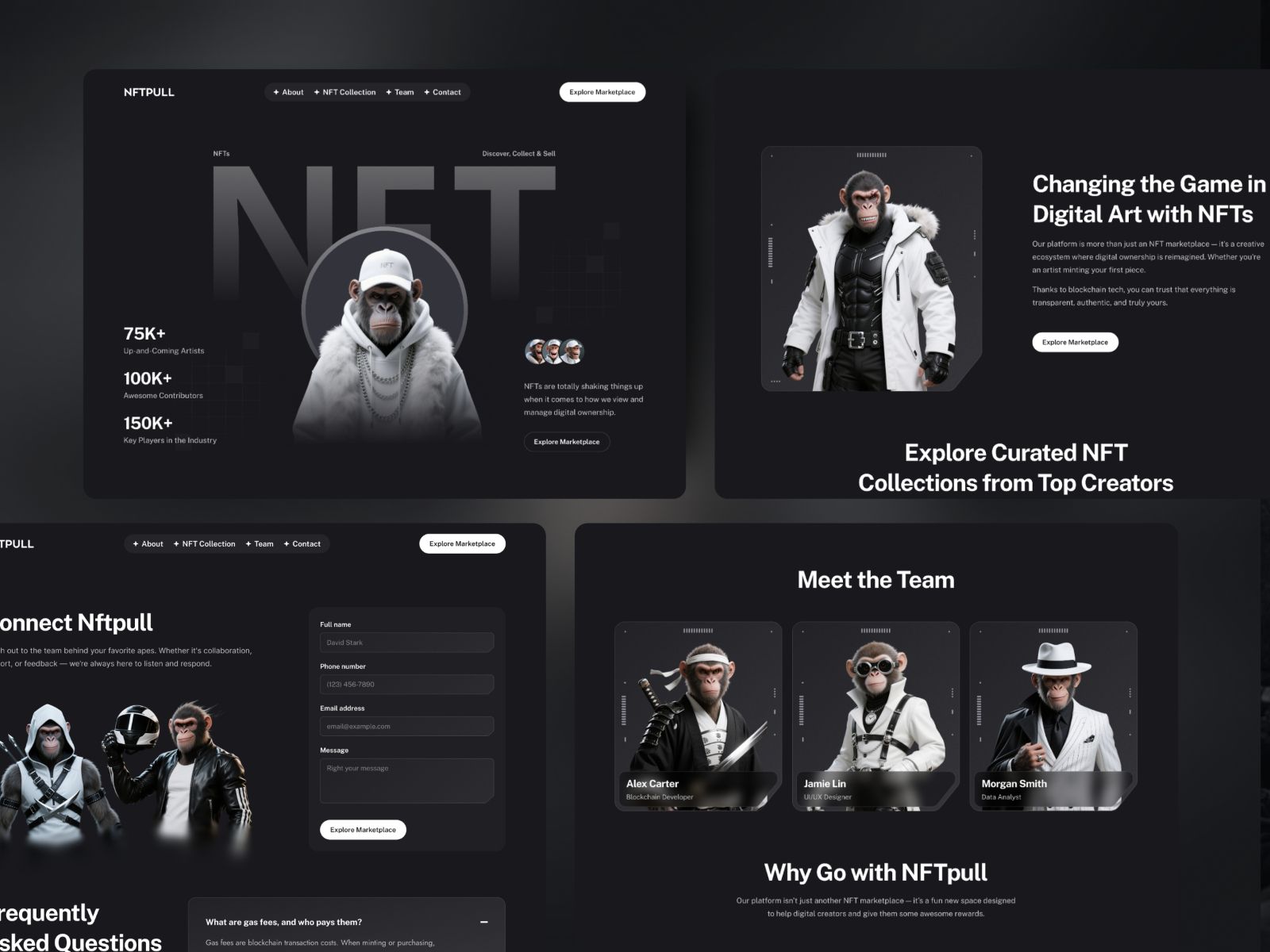 NFTPull — Business Website Template screenshot 4