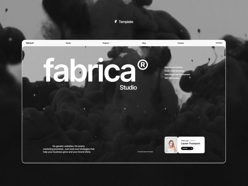 Fabrica — İşletme Web Sitesi Şablonu