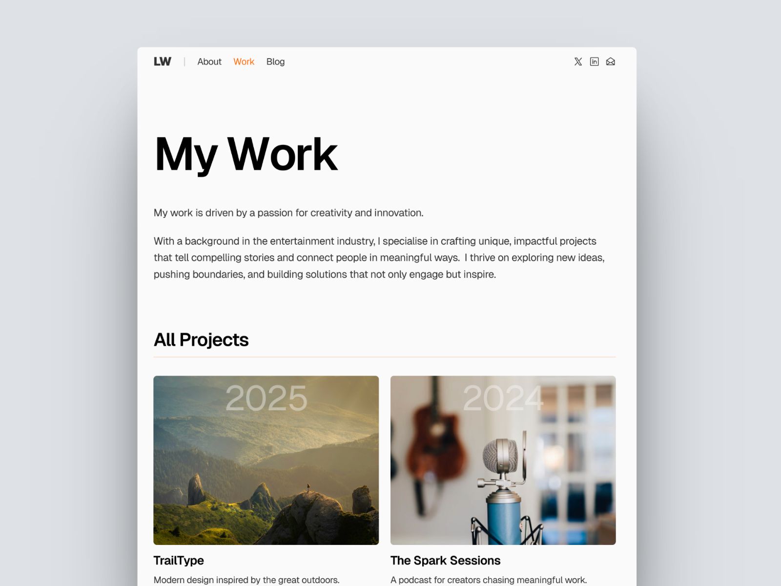 Prive — Creative Website Template screenshot 4