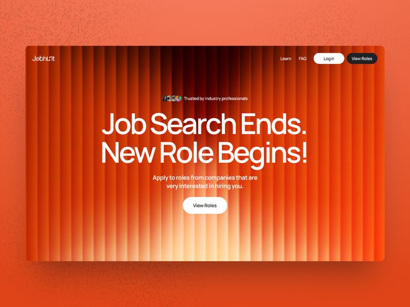 Jobhunt — İş İlanları Pazarı Web Sitesi Şablonu - Hover