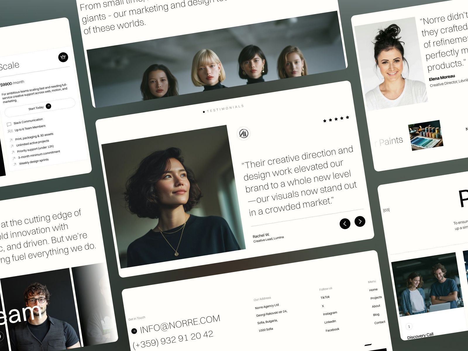 Norré — Business Website Template screenshot 3