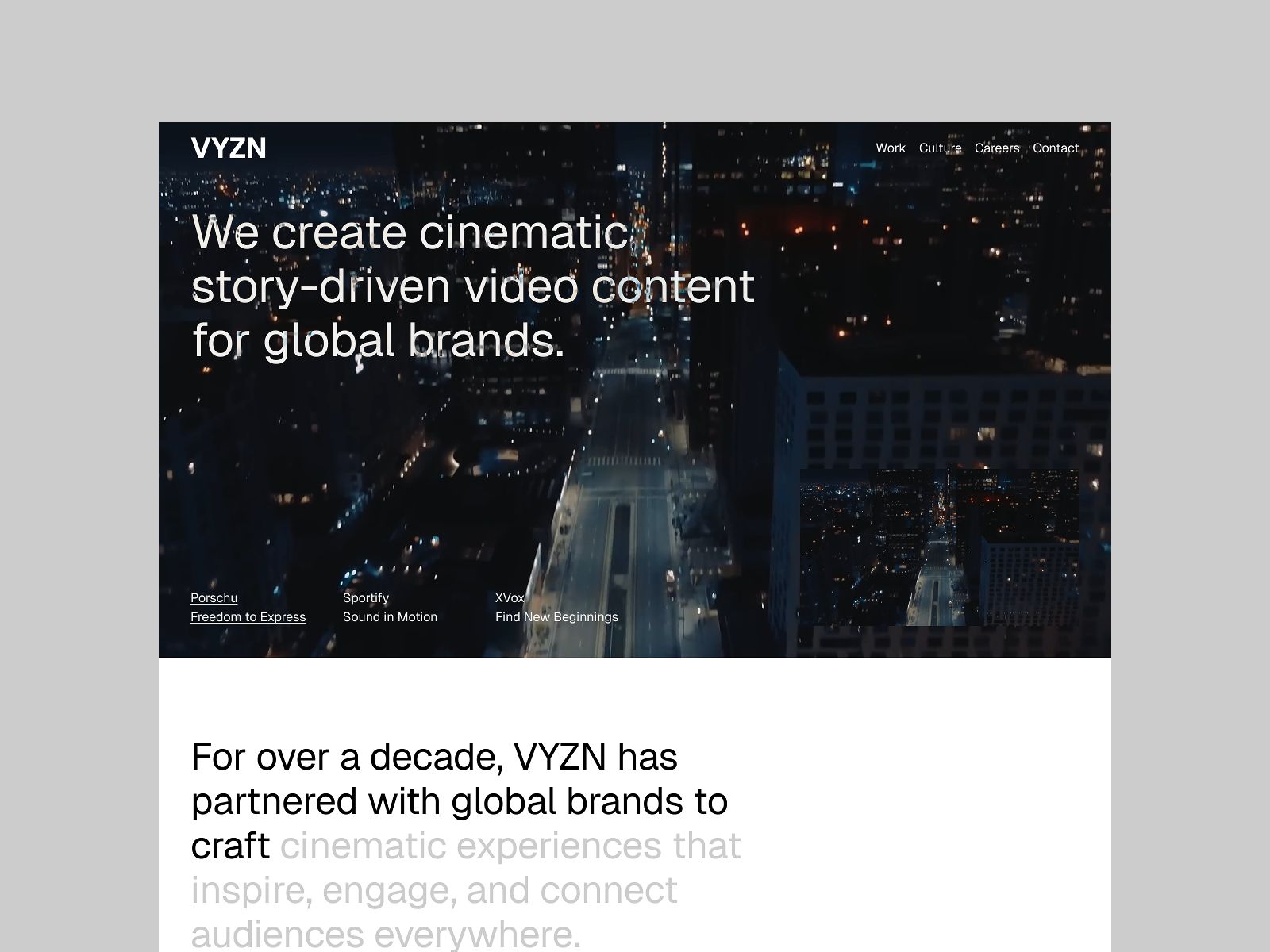 VYZN — Business Website Template screenshot 3