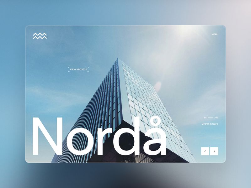 Nord-Å — Mimarlık Ofisi Web Sitesi Şablonu