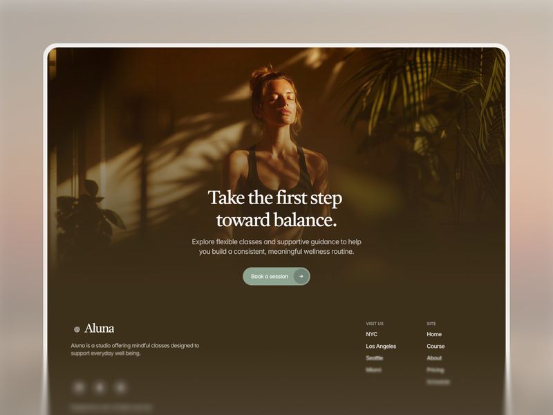 Aluna — Topluluk Web Sitesi Şablonu - Hover