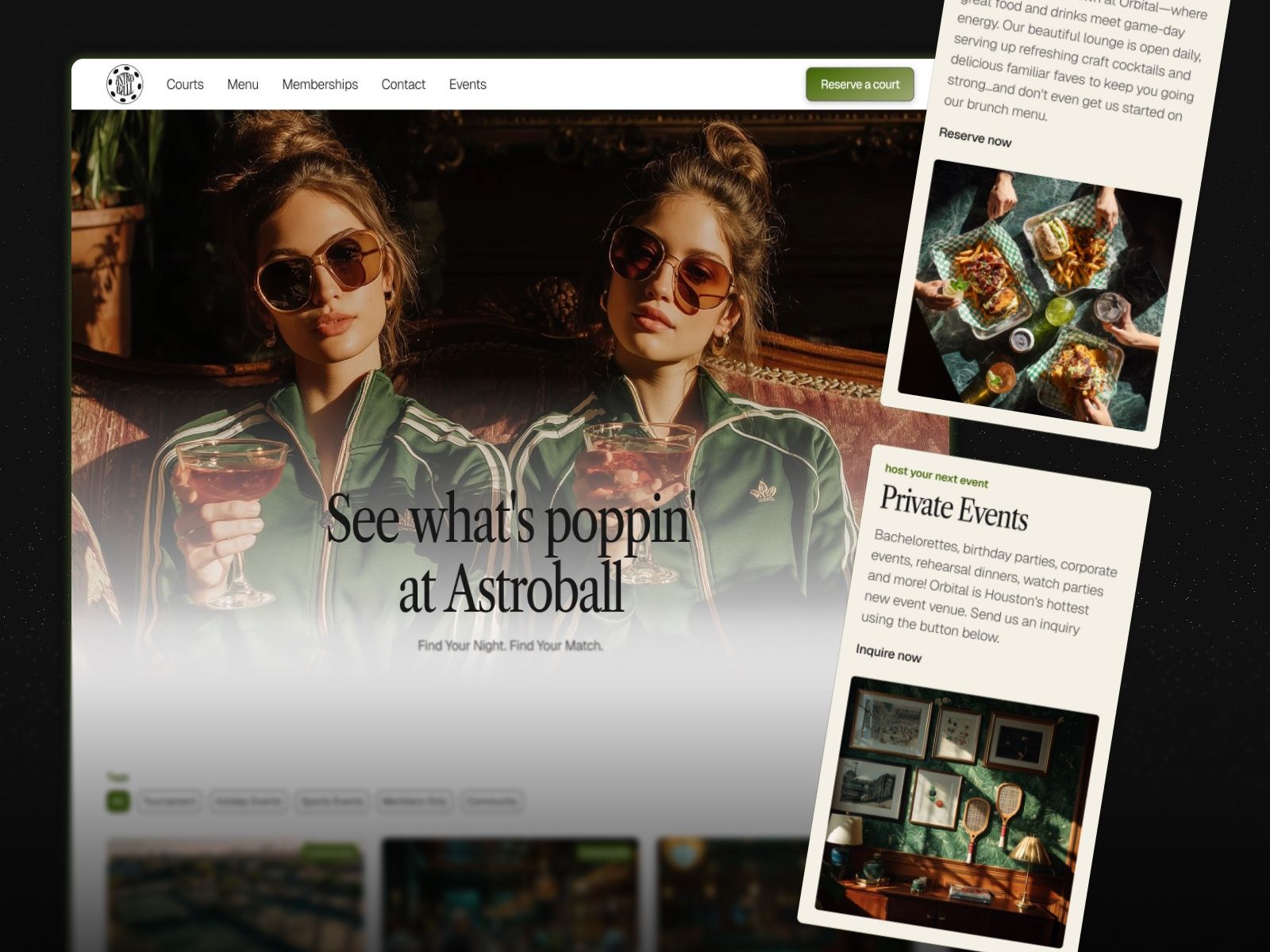 Astroball — Sports Community Website Template screenshot 4