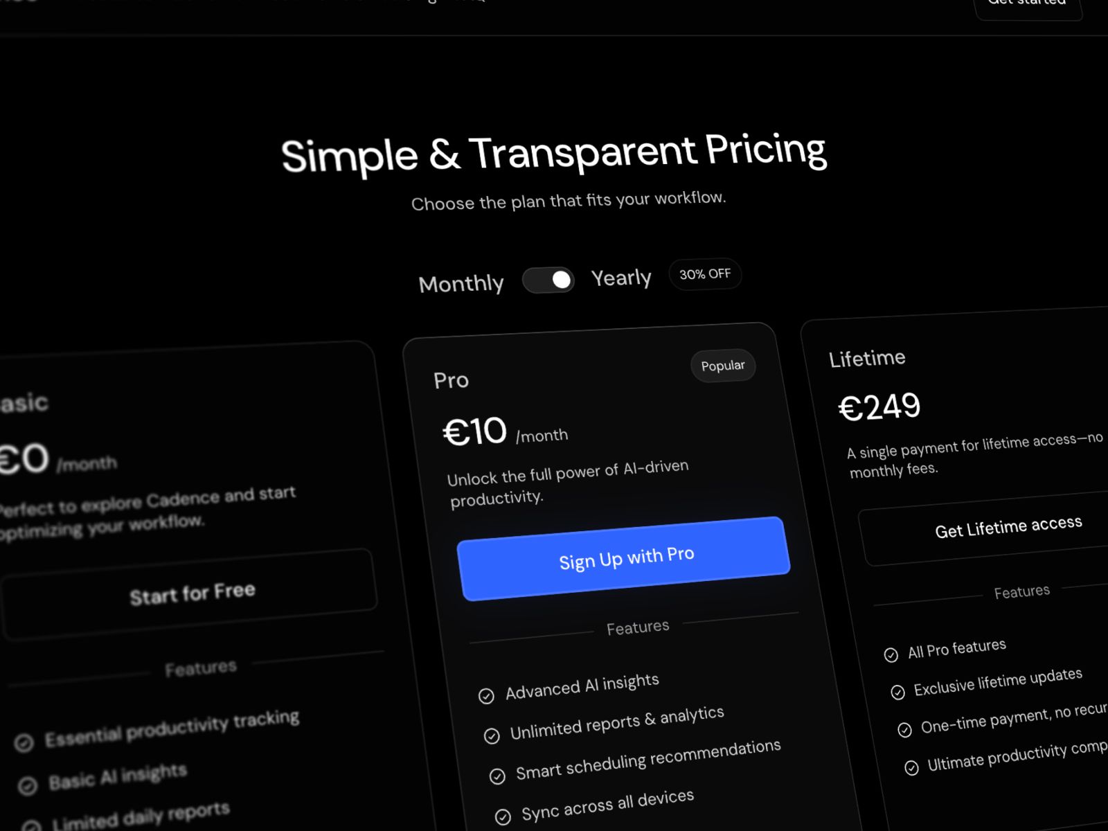 Cadence — Business Website Template screenshot 4