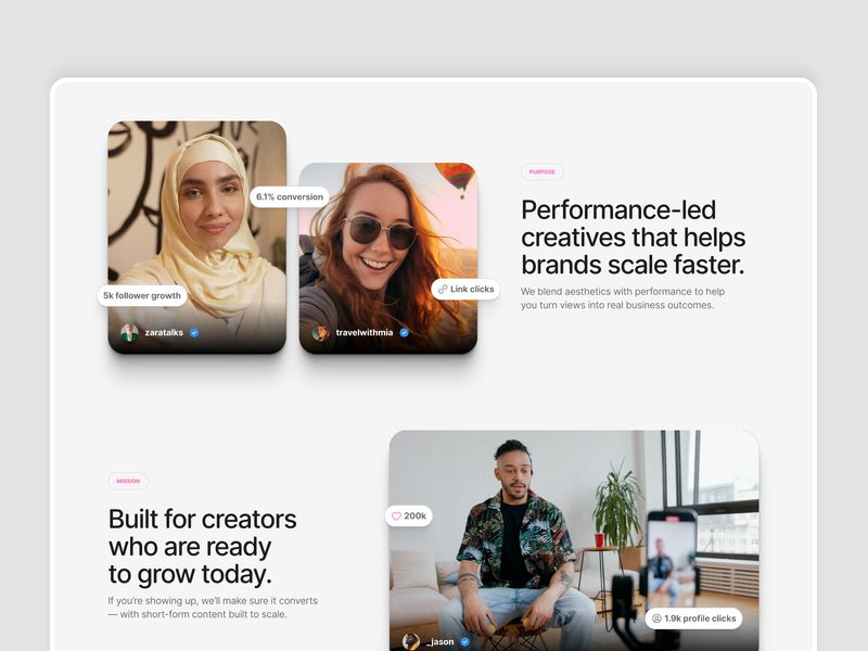 Influence — İşletme Web Sitesi Şablonu - Hover
