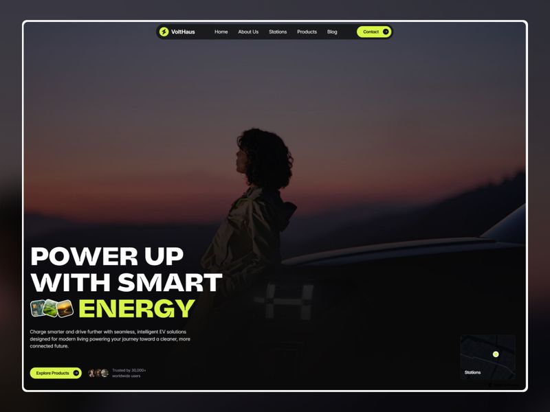 VoltHaus — Topluluk Web Sitesi Şablonu