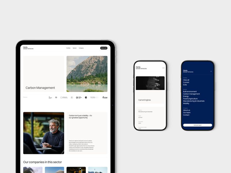 Clarity GV — Topluluk Web Sitesi Şablonu