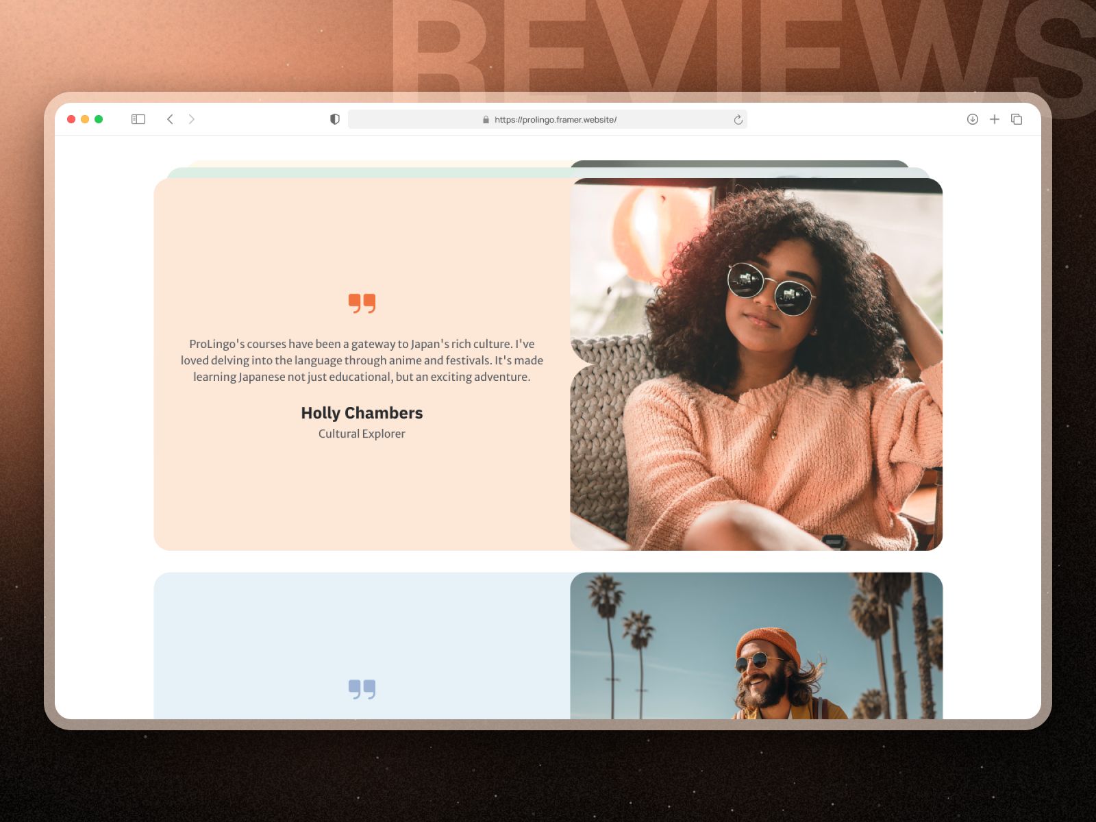 ProLingo — Online Course Website Template screenshot 3