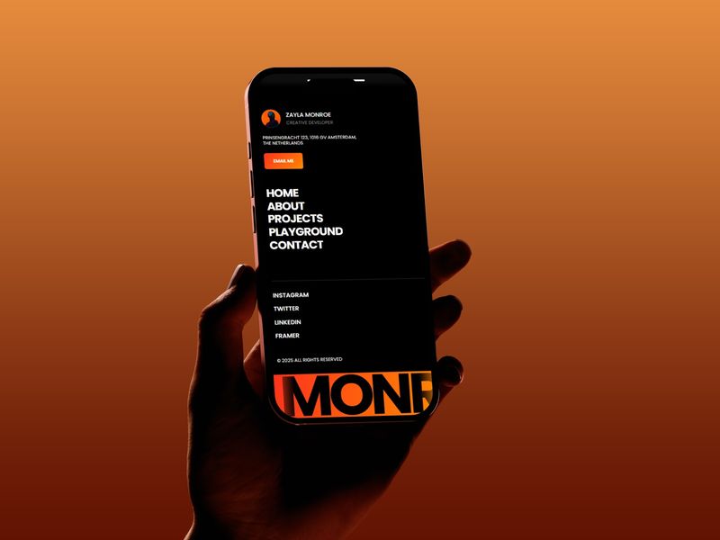 Zayla — Yaratıcı Web Sitesi Şablonu - Hover