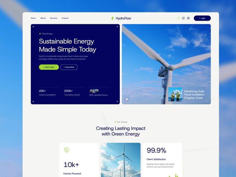 HydroFlow — Topluluk Web Sitesi Şablonu