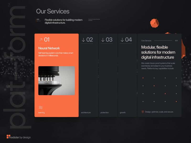 Platform — SaaS Web Sitesi Şablonu - Hover